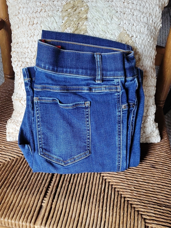 SPANX Denim - Spanx bootcut jeans/jeggings, blue, size L